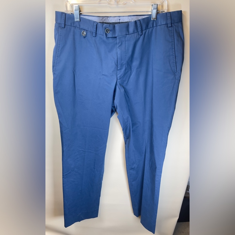 HILTL The Ultimate‎ Trouser Casual Pants Cotton Men's Blue Size US 36x30
